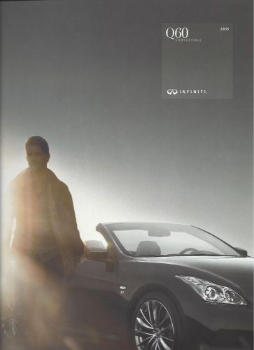 2015 infiniti  q60 - convertible  36 page brochure