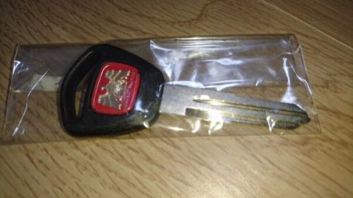 Jdm oem honda of america import blank key red vintage very rare japan acura