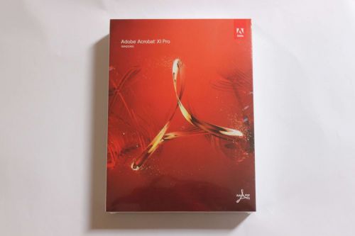 Genuine adobe acrobat xi pro retail 1 user/s) full version for windows 65195200