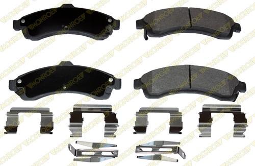 Monroe fx882 brake pad or shoe, front-monroe prosolution semi-metallic brake pad