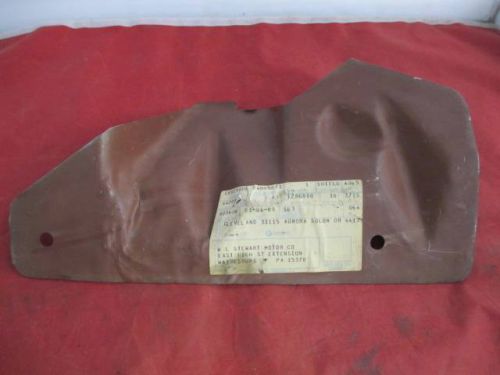 Left fender lower splash shield fits some 76-87 models nos mopar 4005073 4005081