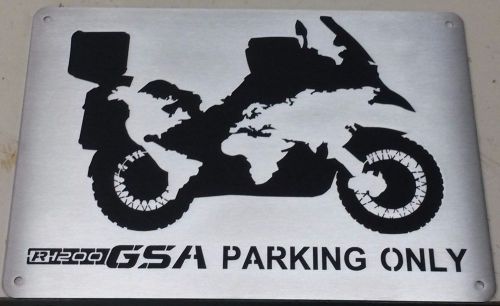 Bmw r1200 gsa parking sign - plate