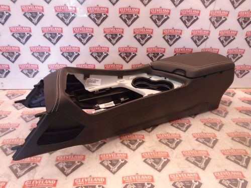 15-16 dodge challenger srt 8 automatic oem center console leather black