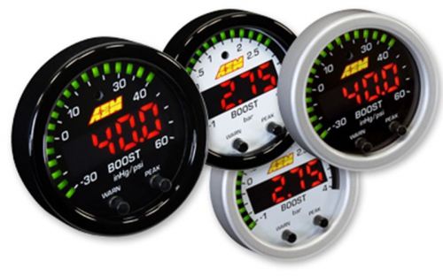 Aem x-series boost pressure gauge -30 ~ 60psi  30-0308