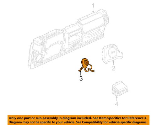 Jeep chrysler oem 2000 wrangler air bag-clockspring 56047103ac