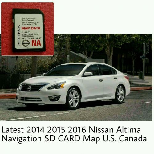 Latest 2014 2015 2016 nissan altima navigation sd card map u.s. canada