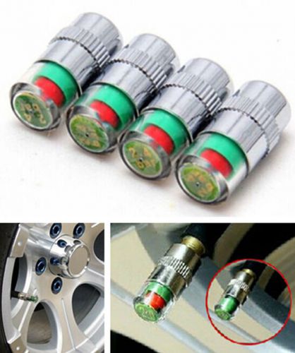 4pcs/set car auto monitor tire pressure valve caps sensor indicator alert jt55