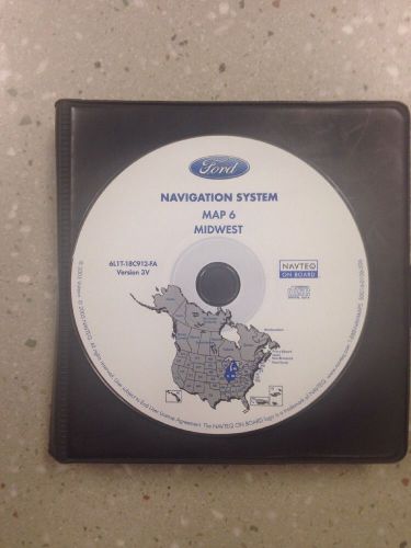 Ford navigation system map 6 midwest disc cd 2004 expedition