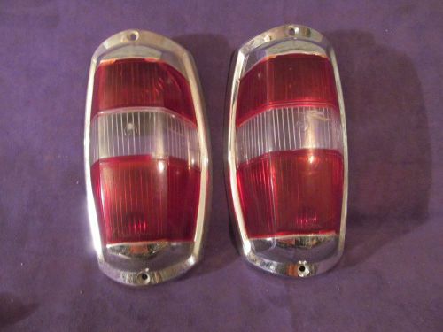 Mercedes ponton rear tail light lens pair w120 w121 w180 190 190sl 220s