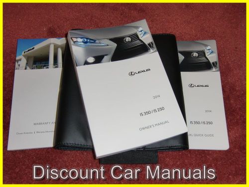 ★★ 2014 lexus is250 / is350 owners manual portfolio 14!! ★★