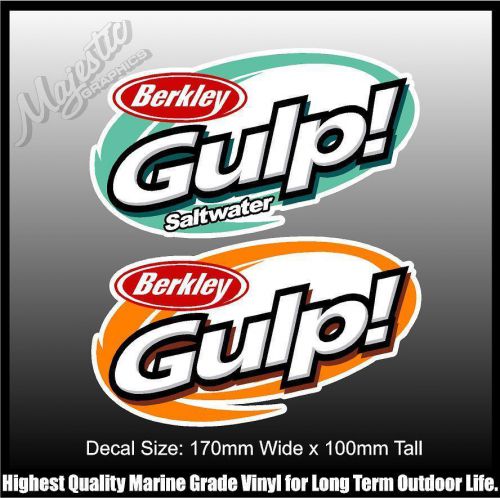 Berkley gulp - berkley gulp saltwater - 170mm x 100mm x 2 - decals