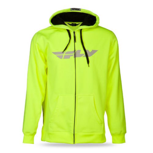 Fly racing corporate 2015 mens zip up hoody hi-vis