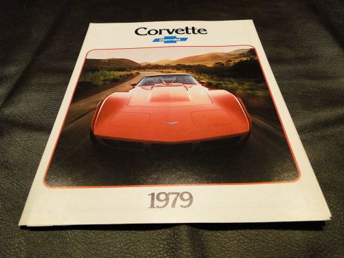 1979 corvette original sales brochure mint