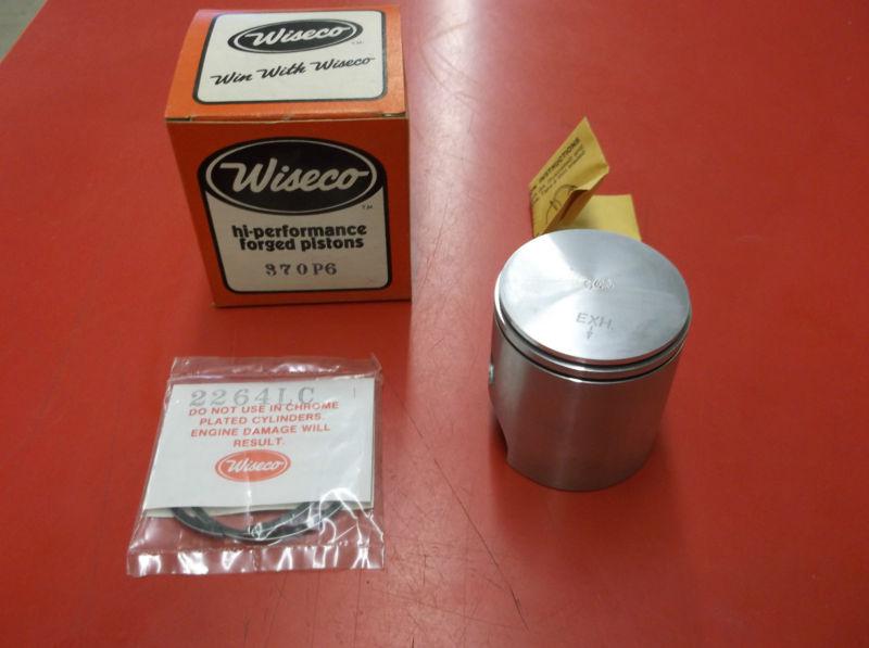 Vintage kawasaki kx125 1974-1977 piston kit .060" (1.50mm) oversize wiseco 370p6