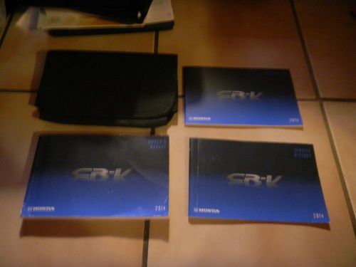 2014 honda cr-v crv owners manual set + free shipping