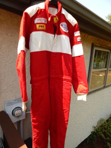 Rci drag race fire suit w/ helmet nascar usa made nhra