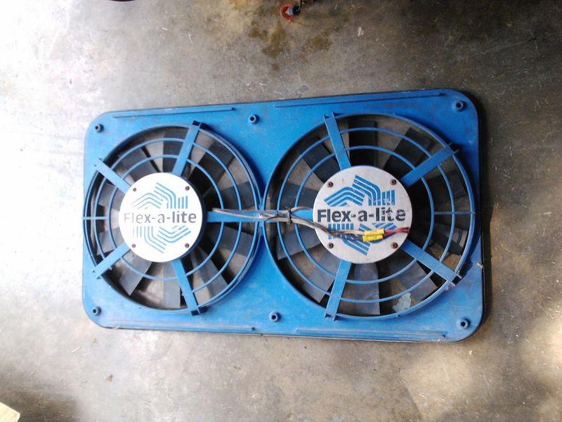 Flex-a-lite dual electric cooling fans camaro firebird or other project