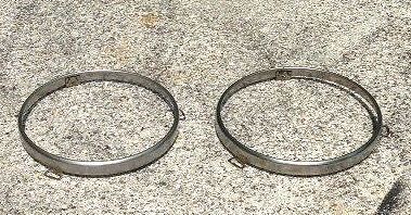 Econoline e100 chrome headlight bulb retaining rings