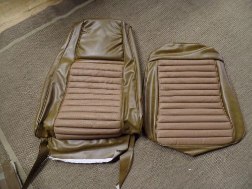 1970 mustang mach 1 bucket seat upholstery, ginger