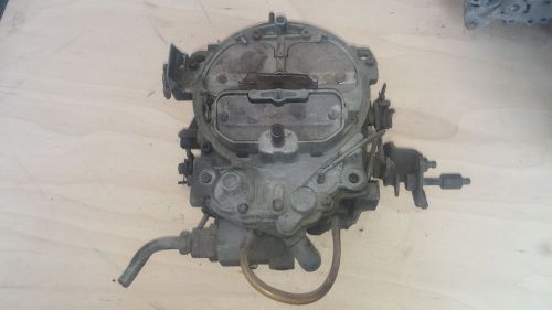 Early chevy quadrajet 4 barrel carburetor