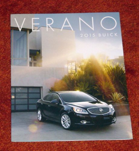 New 2015 buick verano deluxe dealer brochure free shipping