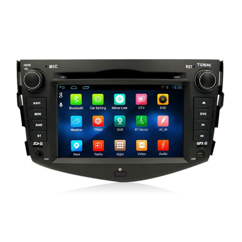 Quad-core car stereo dvd player android 4.4 1080p gps for toyota rav4 2006-2012