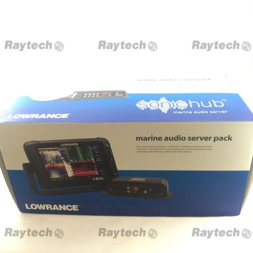 New lowrance marine sonichub audio server