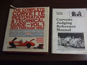 Corvette restoration manual  1953-62 straight axle   by noland adams