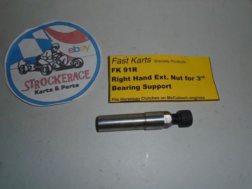 Vintage racing go kart new 3rd bearing support clutch nut dxl rh cart part