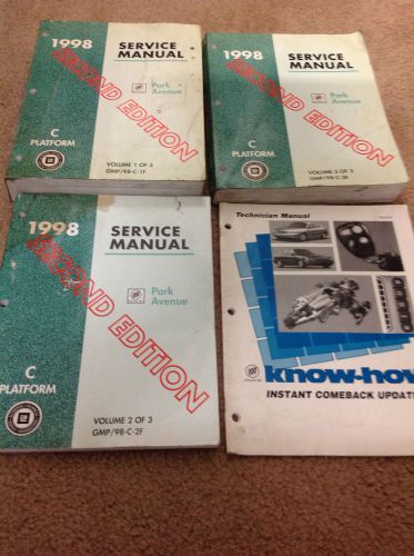 1998 buick park avenue service shop repair workshop manual set dealership oem