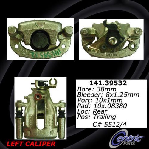 Centric parts 142.39532 rear left rebuilt brake caliper with pad