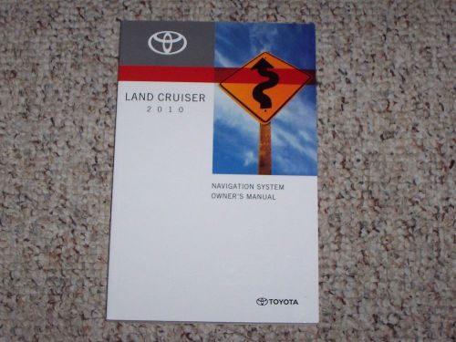 2010 toyota land cruiser factory navigation system owner user manual guide 5.7l