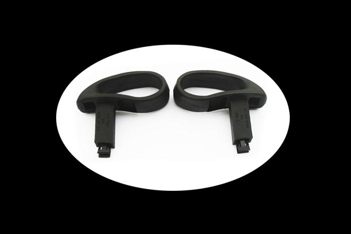 Front seat tilt back handle lever pair for vw mk4 golf jetta new beetle polo blk