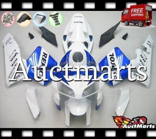 For honda cbr600rr 2005-2006 05-06 fairing plastic repsol white blue 1b127 vz