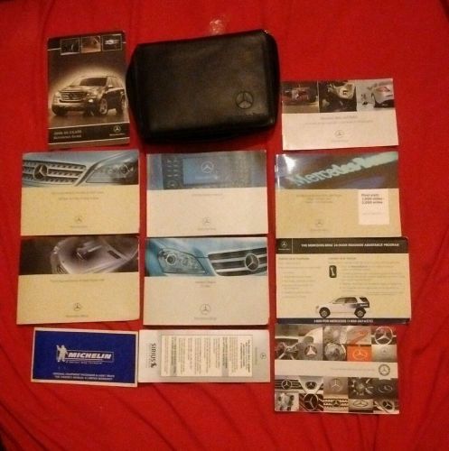 2008 08 mercedes gl-class gl450 gl550 complete owners operators manual set navi