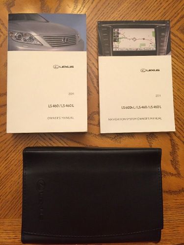 2011 lexus ls460/ls460l owner&#039;s manual &amp; navigation owner&#039;s manual stock #008