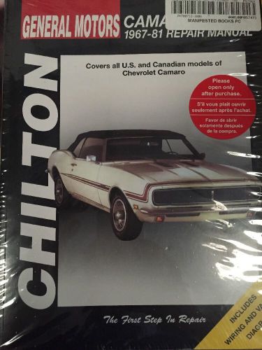 Chevrolet camaro, 1967-81 (chilton total car care series manuals)