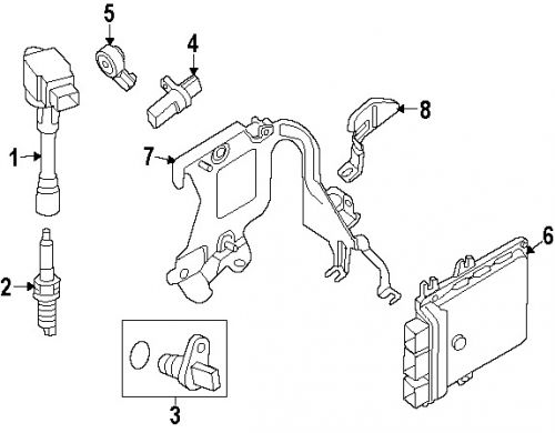 Nissan 237103ta0b genuine oem ecm