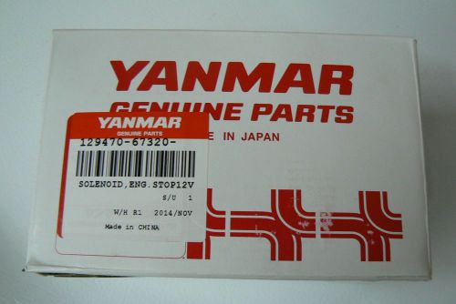 Engine stop solenoid 12v yanmar 129470-67320