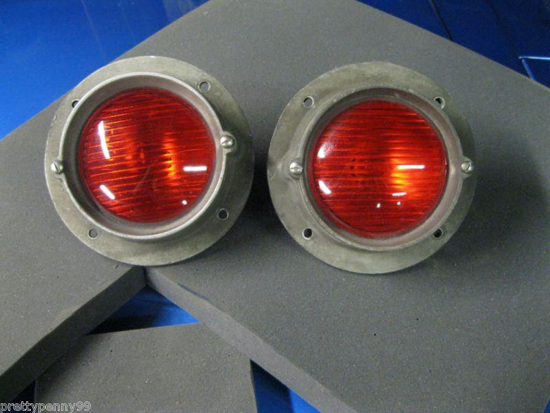 Vintage  rr crossing lights  great 4  customizing hot rods rat rods 