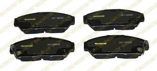 Monroe dx617 brake pad or shoe, front-monroe dynamics brake pad