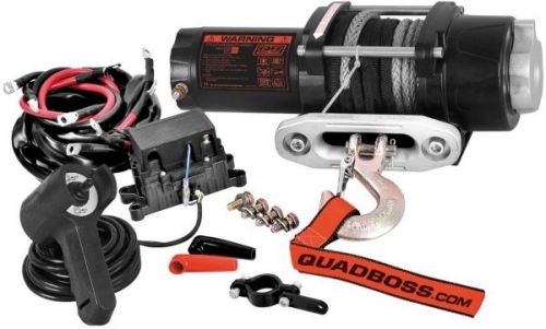 Quadboss 3500lb winch/dyneema rope rp35ws