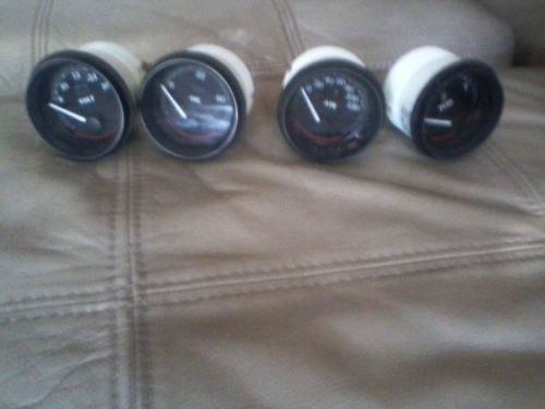 Harley stock air,oil,volt,fuel gauges set of 4 gauges