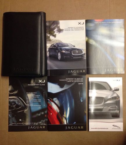 2013 jaguar xj owner&#039;s manual with case