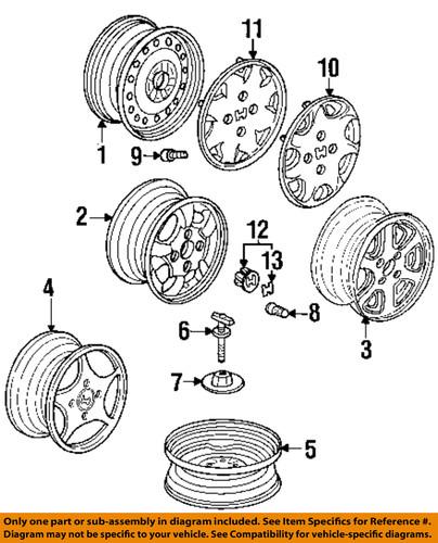 Honda oem 44733s4ka10 wheels-wheel cover