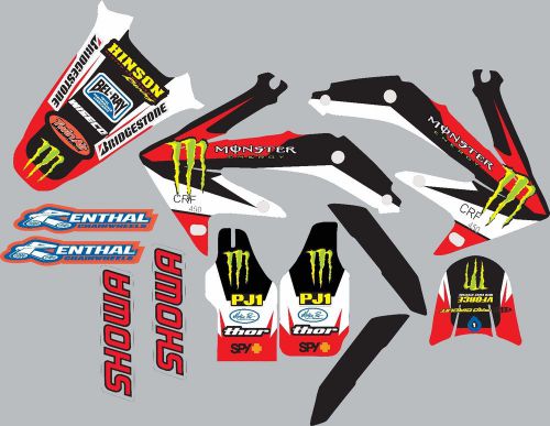 1998-1999 honda cr125 cr 125 graphics decal fender shrouds