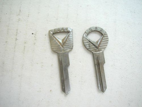 Vintage oe set of 2 50&#039;s 60&#039;s ford cars trucks uncut keyblanks key blanks other