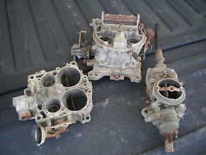 Holley carburetor 4 bbl &amp; carter motorcraft single bbl &amp; rochester quadra jet