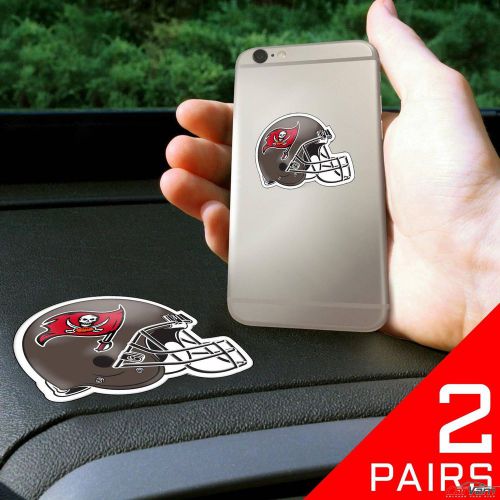 Fanmats - 2 pairs of nfl tampa bay buccaneers dashboard phone grips 13108