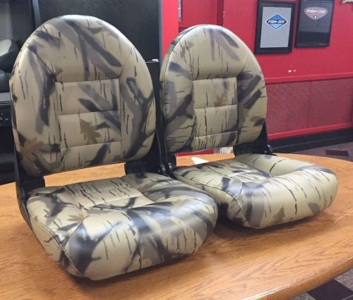 Boat seats tempress custom camo  - pair (2) two seats